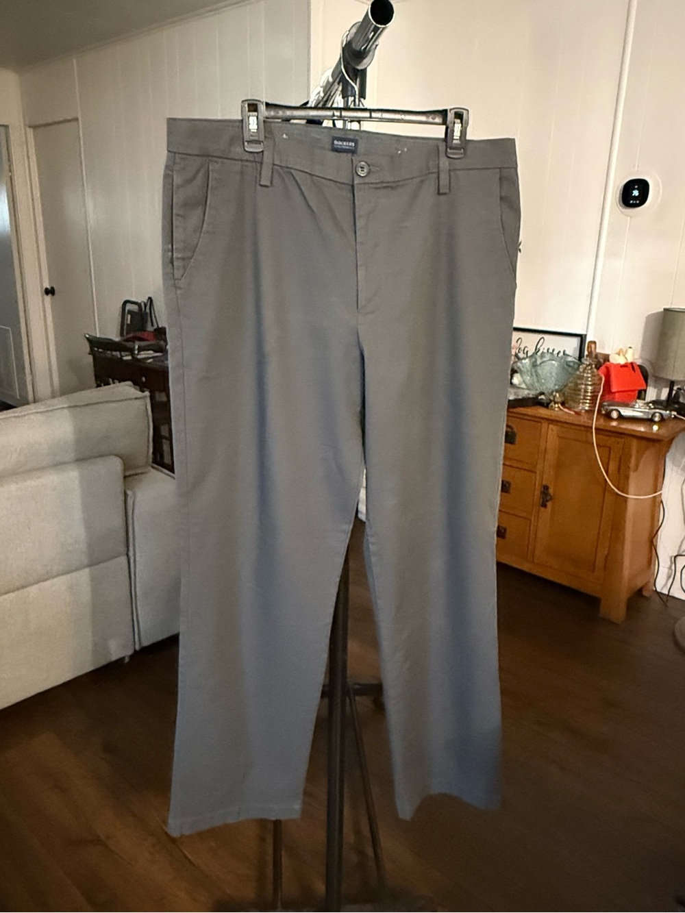 Dockers Men’s Gray Straight Dress Pants